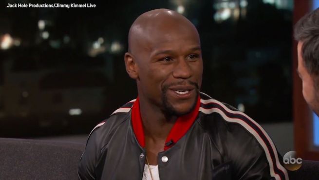 go to So ein Angeber: Floyd Mayweather Jr. bei Jimmy Kimmel